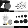 100PCS Mix Black Miniature Bases with 7 Different Sizes, Model Base Wargame Accessories for Gaming Miniatures or Wargames Table Top Games view 4