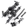 1/24th Aluminum Front Rear Axles Set with Steering Links Upgrade for AXIAL SCX24 Gladiator Deadbolt Bronco JLU C10 RC Crawler Car (Front&Rear Axles) view 1