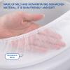 20 Pack Disposable Toilet Seat Cover Waterproof Non-Woven Fabric, Disposable Toilet Seat Covers for Travel, Disposable Seat Covers for Outing Hotel Hospital Public Toilet (Single Layer White) view 2
