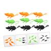 18pcs Simulation Mouse Halloween Decorations Inflatables Halloween Gnome Rats Halloween Decorations Mini Halloween Figurines Prefilled Witch Cauldrons Prank Mouse Soft Rubber view 3