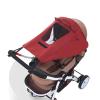 1PCS bidirectional Baby Stroller Sunshade Accessories, Sunshade and UV Protection, Sunshade Cover, Rainproof Canopy, Universal (Wine) view 1