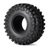 4Pack JGGZONE 2.2" Rubber Tires RC 2.2inch Mud Crawler Tires OD 130mm with Foam Inserts Compatible with Axial SCX10 90047 D90 D110 Tamiya CC01 TRX4 Gen8 1/10 RC Crawler Beadlock view 3