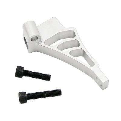 FLMLF CNC Metal Engine Reinforcement Frame for 1/5 HPI Rofun BAHA Rovan Kingmotor Baja 5b 5t 5sc Ss Rc Car Racing Parts (Silver)