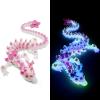3D Printed Cherry Blossom Crystal Dragon, Articulated & Magical Movable Dragon Model - Perfect for Display, Collection, and Unique Gift, Home Office Executive Desk Decor (Noctilucent Pink, 1PCS) view 1