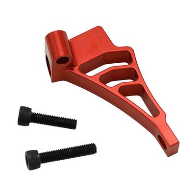 FLMLF CNC Metal Engine Reinforcement Frame for 1/5 HPI Rofun BAHA Rovan Kingmotor Baja 5b 5t 5sc Ss Rc Car Racing Parts (Red)