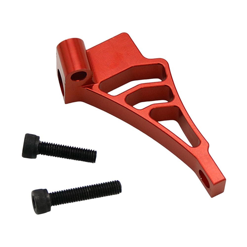 FLMLF CNC Metal Engine Reinforcement Frame for 1/5 HPI Rofun BAHA Rovan Kingmotor Baja 5b 5t 5sc Ss Rc Car Racing Parts (Red)