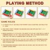 AIUAZA Dice Game Shut The Box Wooden Board Game,4 Sided Family Math Game for 2-4 Players,Educational Learning Interactive, Classics Tabletop Version Games for Classroom, Party, or Pub view 3