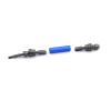 2Pcs Steel Rear Drive Shaft Driveshaft CVD 6852R For 1/10 Slash 2WD VXL 4X4 Hoss Stampede RC Car Upgrade Parts replacement part(Blue) view 2