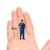 TWTCZOZ Resin 1:64 Scale Miniature Model Gas Station People Figures Diorama DIY Projects Decoration Supplies Scenery for Layout Sand Table Scene, Lift Rigt Hand view 3