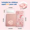 Arianaut Toddler Nap Mat with Pillow and Blanket, Kids Sleeping Bag Mat for Daycare & Preschool, Roll Up Portable Soft Nap Mat for Toddlers, Boys and Girls (Ages 2-7 Years) Princesses view 3