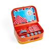 Bigjigs Toys London Tin Tea Set - 24 Piece Kids Picnic Set, Kids Picnic Set, Role Play Toys, Gifts for Kids, Ages 3 and Up view 4