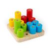 Bigjigs Toys Wobbly Pegboard - 17 Piece Wooden Stacking Toy Montessori Spring Learning Activity Eco-Friendly and Educational Gifts for Babies and Toddlers Sustainably Made from 12 view 4