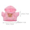 Abaodam Stuffed Bear Doll Clothes Bear Replacement Hoodie Costume for Parties Daily Wear and Special Occasions Adorable Fashionable Design Easy to Dress up view 2