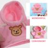Abaodam Stuffed Bear Doll Clothes Bear Replacement Hoodie Costume for Parties Daily Wear and Special Occasions Adorable Fashionable Design Easy to Dress up view 3