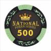 100 Custom Poker Chips (Fruit Green) view 1