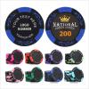 100 Custom Poker Chips (Fruit Green) view 2