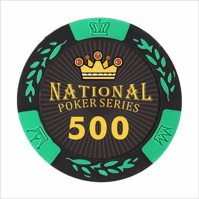 100 Custom Poker Chips (Green)