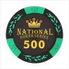 100 Custom Poker Chips (Green) view 1