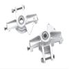 BEAXTURBO Racing Upgrade Parts CNC Aluminum#7075 Front Steering Spindle Set for LOSI Super Baja Rey SBR2.0 1/6 (Silver) view 1