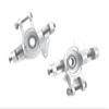 BEAXTURBO Racing Upgrade Parts CNC Aluminum#7075 Front Steering Spindle Set for LOSI Super Baja Rey SBR2.0 1/6 (Silver) view 4