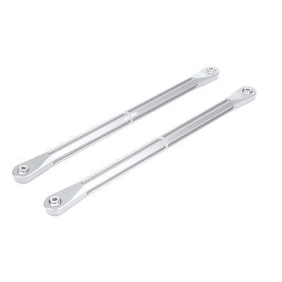 BeaxTurbo Racing Upgrade Parts CNC Aluminum7075# Rear Upper Link for LOSI Super Baja Rey SBR 2.0 1:6 los254070 (Silver)