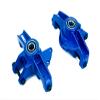 BEAXTURBO Racing Upgrade Parts CNC Aluminum#7075 Front Steering Spindle Set for LOSI Super Baja Rey SBR2.0 1/6 (Blue) view 2