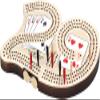 29 Shaped Cribbage Board - Made in USA view 2