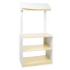 Angeles White Wooden Toddler Market Stand, Realistic Design, Nursery or Playroom Pretend Play Furniture, Assembly Required view 1
