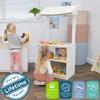 Angeles White Wooden Toddler Market Stand, Realistic Design, Nursery or Playroom Pretend Play Furniture, Assembly Required view 3
