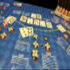 WonAway Casino Texas Hold'em Poker Casino Table Layout, Professional Gaming Mat, Blue Vinyl, 5-Player Positions view 4