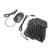 4 in 1 Mobile Game Combo Pack for FPS Handheld Games, One Handed Half Keyboard Mouse and Converter Combo for, RGB Backlit Gaming Keyboard Mouse Converter and Phone Stand view 1