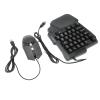 4 in 1 Mobile Game Combo Pack for FPS Handheld Games, One Handed Half Keyboard Mouse and Converter Combo for, RGB Backlit Gaming Keyboard Mouse Converter and Phone Stand view 2