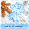 Skicuff 2 Pcs Bear Clothes Outfit Fit Most 12-16 Inch Stuffed Clothing Cute Plush Doll Clothes Plushy Bear Pajamas for Stuffed Make Your Own Plush Bears(Solid Style,Light Blue) view 2
