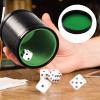 AOYUDJ PU Leather Dices Cup Hand Pattern Dices Shaker Cup Quiet Shakings Entertainment Dices Bowl for Dices Board view 3