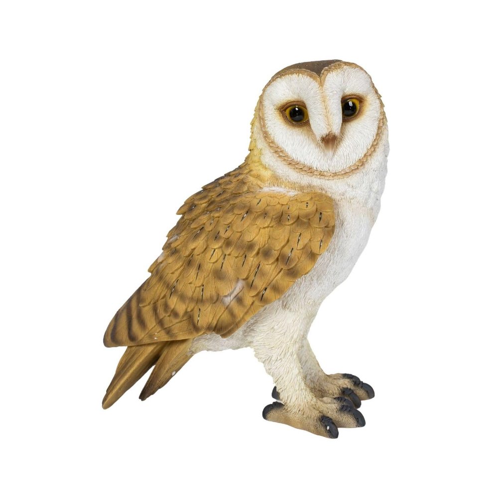 (Woobia) Oubia Men Owl 8.5 x 5.7 x 10.2 inches (21.6 x 14.5 x 26 cm) Doll Figurine Figurine Animal Garden Decoration Bird H13147