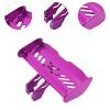 Luwecf RC Tail Wing Aluminum Tail Wing Rear Spoiler Sturdy 1:14 1:12 Modification Tail Wing Bracket for 144001 124019 144016 4001R, Purple view 3