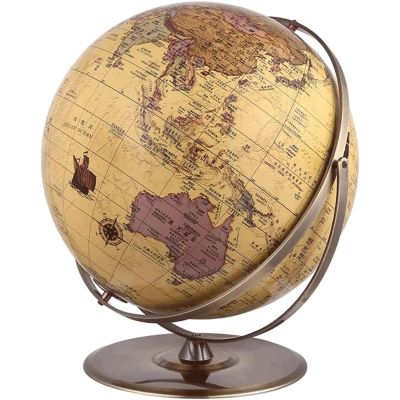 FADCAIYD Clear Crystal Sphere Globe, Dia 16.5-inch/42CM World Globe for Mapping Travels Educational 720 Rotating Earth Globe Rotating