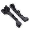 RC Car Accessories Compatible with Axial for SCX10 III for Gladiator for Base for Camp AXI03027 1/10 RC Car Upgrade Parts Aluminum Alloy Servo Mounts(Black) view 1