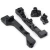 RC Car Accessories Compatible with Axial for SCX10 III for Gladiator for Base for Camp AXI03027 1/10 RC Car Upgrade Parts Aluminum Alloy Servo Mounts(Black) view 2
