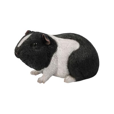 (Woobia) Uvia H11359-7 Black and White Guinea Pig 6.1 x 3.6 x 3.6 inches (15.5 x 9 x 9.2 cm) Doll Figurine Figurine Figurine Animal Garden Decoration Guinea Pig