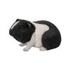 (Woobia) Uvia H11359-7 Black and White Guinea Pig 6.1 x 3.6 x 3.6 inches (15.5 x 9 x 9.2 cm) Doll Figurine Figurine Figurine Animal Garden Decoration Guinea Pig view 1