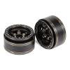 RC Upgrade Accessories for TRX4 for LCG for Chassis for SCX10 1/10 RC Car Crawler Pro VS4 Carbon Kit D90 CC01 4Pcs Brass 1.9 Inch Beadlock Wheel Rims Heavy Duty Hubs view 2