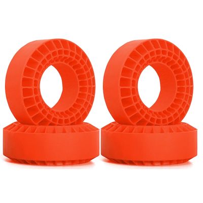 RC Car Parts for Traxxas for TRX4 for Axial for SCX10 Pro for Capra TF2 GEN8 1/10 1.9" Silicone Rubber Wheel Tires Insert Foam RC Crawler Car Accessories(Red)