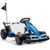 36V Electric Go Kart for Kids, Drift Racing Go Kart, Licensed BMW 7.5 MPH Electric Go Kart with Drift Race Pedal, Adjustable Seat, LED Lights, 600W Powerful Motor for Kids Ages 6+, Blue view 1