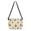 Kxyudcn Girls Sling Purse for Kids Cute Bee Flap Crossbody Bag Rainbow Print Large Capacity Zipper Closure Shoulder Bag for Children Hiking Outing Travel Birthday Gifts for Teenager Girls Flower Purse view 2