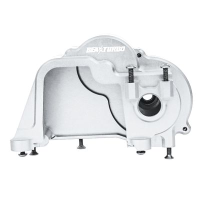 BeaxTurbo Racing Upgrade Parts CNC Aluminum #7075 Center Transmission Housing for LOSI Super Baja Rey SBR 2.0 1:6 1pcs (Silver)