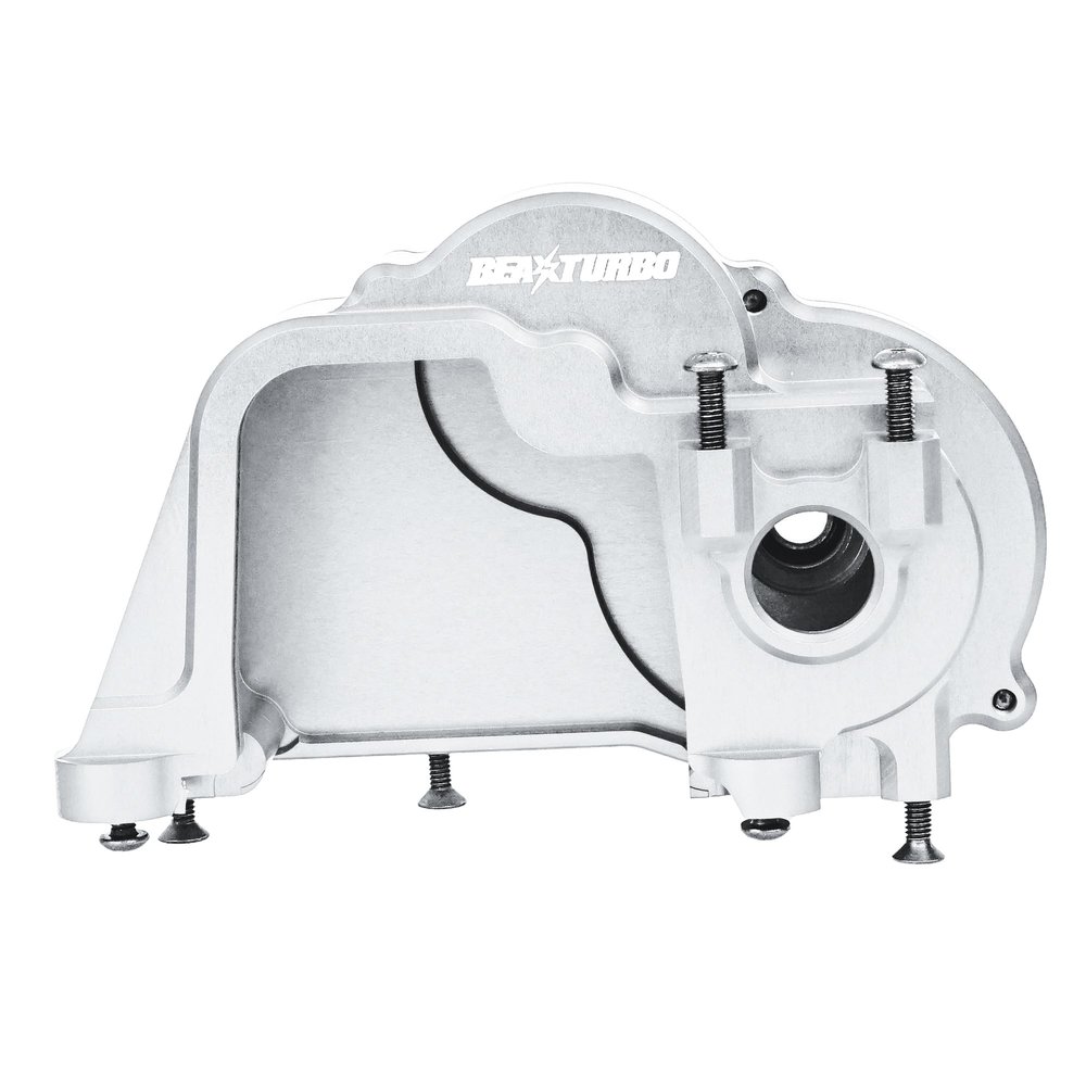 BeaxTurbo Racing Upgrade Parts CNC Aluminum #7075 Center Transmission Housing for LOSI Super Baja Rey SBR 2.0 1:6 1pcs (Silver)