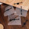 12pcs Game Spinners, Blank Acrylic Board with Rotating Arrows Clear Transparent Erasable Arrow Game Spinners for Classroom Activities (Square, Black Arrow) view 4