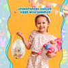 12 Pcs 8 Inch Clear Easter Egg with Handles Large Transparent Easter Eggs DIY Jumbo Easter Egg for Easter Hunt Game Supplies Party Decoration view 4