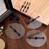 12pcs Game Spinners, Blank Acrylic Clear Game Board with Rotating Arrows Erasable Arrow Spinners for Classroom Activities (Round, Black Arrow) view 4